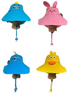 Cartoon Kids Sun Hats - Assorted